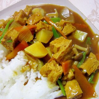 冷凍厚揚げが美味しいカレー